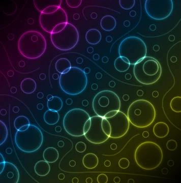 Dark shining abstraction Stock Illustration