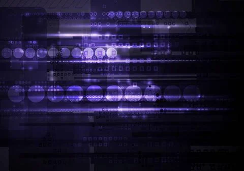 Dark shiny purple tech background Dark shiny purple tech background. Vecto... Foto stock