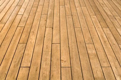 Dark ship deck Foto stock