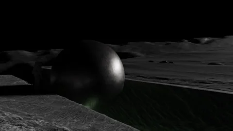 Dark Side of the Moon Discovery Stock Footage 247799274