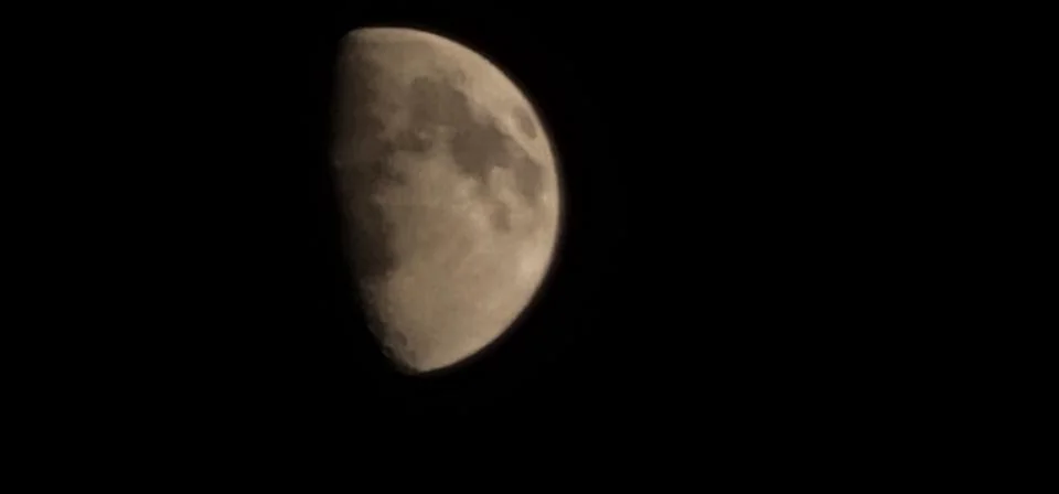 The dark side of the moon Stock Photos