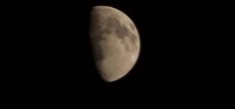 The dark side of the moon Stock Photos