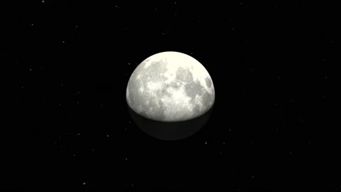 Dark side of the moon revealed Stock Footage 230919574