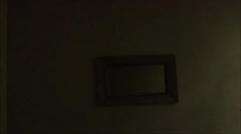 The dark silhouette of a ghost in the window 動画素材 51854169