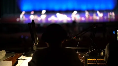 Dark silhouette of a man Stock Footage 111180334