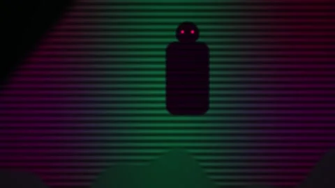 Dark silhouette of a vape device. Stock Footage 336694645