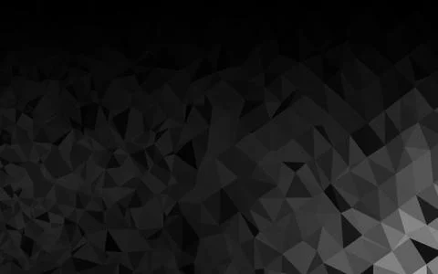 Dark Silver, Gray vector abstract mosaic pattern. 스톡 일러스트