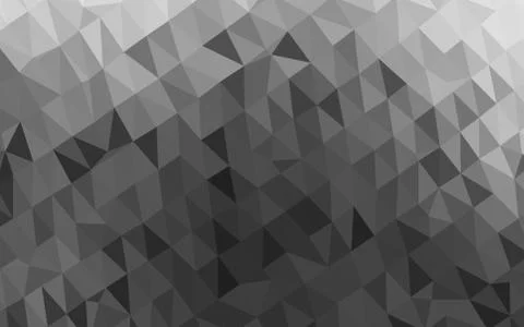 Dark Silver, Gray vector abstract mosaic pattern. Stock Illustration