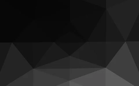 Dark Silver, Gray vector abstract mosaic pattern. Illustrazione stock
