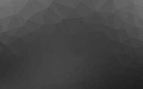 Dark Silver, Gray vector abstract polygonal cover. Illustrazione stock