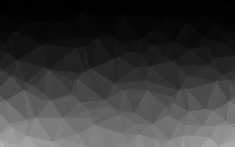 Dark Silver, Gray vector abstract mosaic backdrop. Illustrazione stock