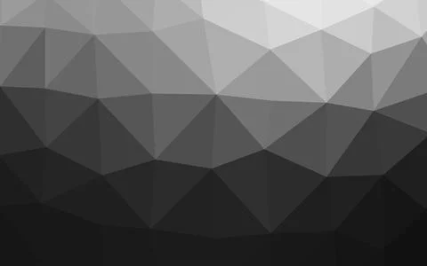 Dark Silver, Gray vector abstract mosaic pattern. Stock Illustration