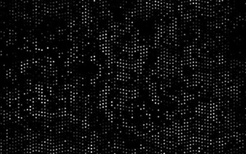Dark Silver, Gray vector backdrop with dots. Stock Illustration