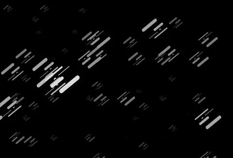 Dark Silver, Gray vector backdrop with long lines. Stock Illustration