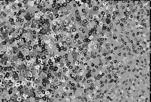 Dark Silver, Gray vector backdrop with dots. Stock Illustration