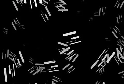 Dark silver, gray vector backdrop with long lines. Stock Illustration