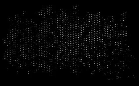 Dark Silver, Gray vector background with bubbles. 스톡 일러스트