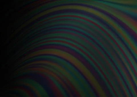 Dark Silver, Gray vector background with bubble shapes. Stock Illustration