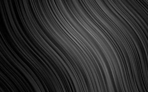 Dark Silver, Gray vector background with abstract lines. Stock Illustration