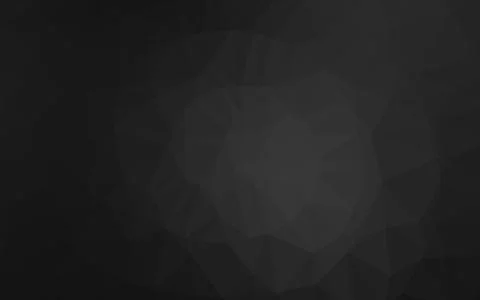 Dark Silver, Gray vector blurry triangle pattern. 스톡 일러스트