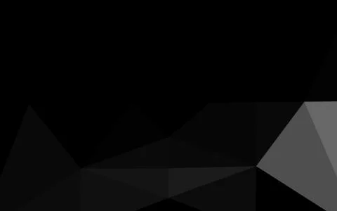 Dark Silver, Gray vector blurry triangle pattern. Stock Illustration