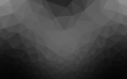 Dark Silver, Gray vector blurry triangle pattern. Stock Illustration