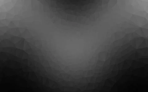 Dark Silver, Gray vector blurry triangle pattern. Illustrazione stock