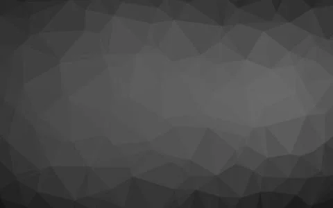 Dark Silver, Gray vector blurry triangle pattern. Stock Illustration