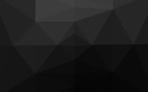 Dark Silver, Gray vector blurry triangle pattern. Stock Illustration