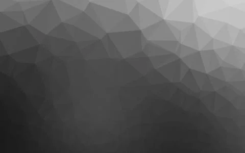 Dark Silver, Gray vector blurry triangle pattern. 스톡 일러스트
