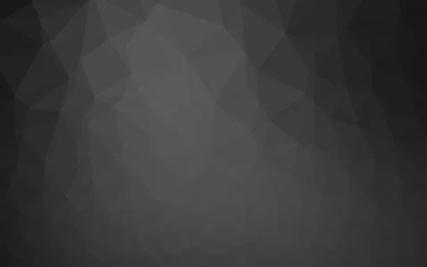 Dark Silver, Gray vector blurry triangle template. Stock Illustration