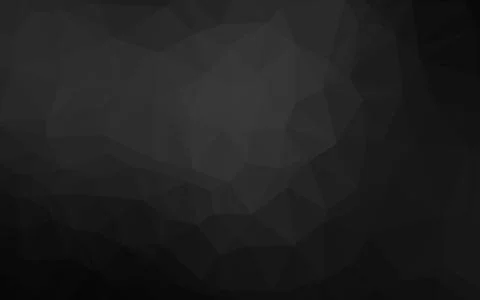 Dark Silver, Gray vector blurry triangle pattern. 스톡 일러스트