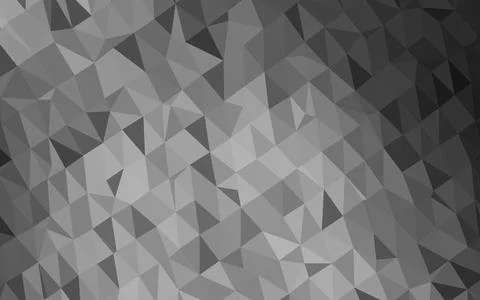 Dark Silver, Gray vector blurry triangle pattern. Stock Illustration