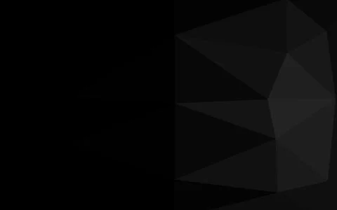 Dark Silver, Gray vector blurry triangle pattern. Stock Illustration