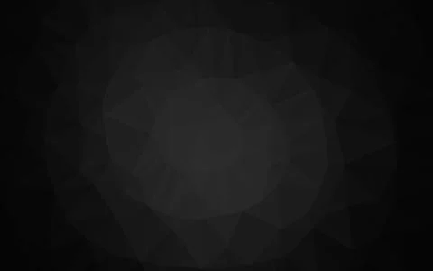 Dark Silver, Gray vector blurry triangle pattern. 스톡 일러스트