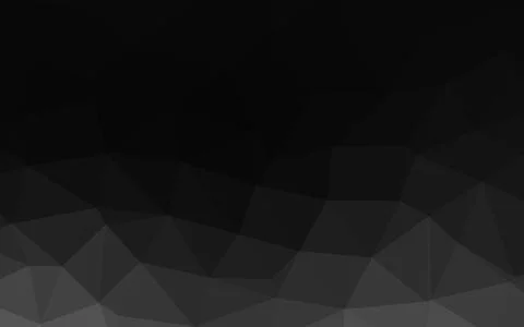 Dark Silver, Gray vector blurry triangle pattern. 스톡 일러스트