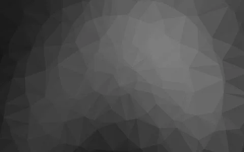Dark Silver, Gray vector blurry triangle pattern. Illustrazione stock