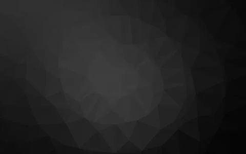 Dark Silver, Gray vector blurry triangle pattern. Illustrazione stock