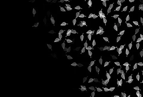 Dark Silver, Gray vector hand painted pattern. Stock Illustration