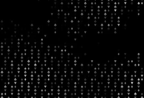 Dark Silver, Gray vector layout with elements of cards. Stock Illustration