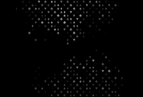 Dark Silver, Gray vector layout with elements of cards. Illustrazione stock