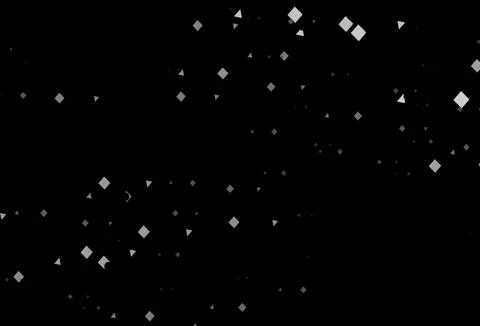 Dark silver, gray vector layout with circles, lines, rectangles. Stock Illustration