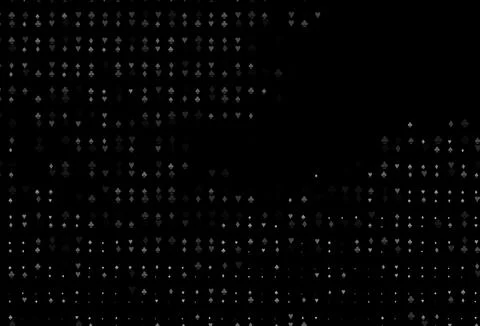 Dark Silver, Gray vector layout with elements of cards. 스톡 일러스트