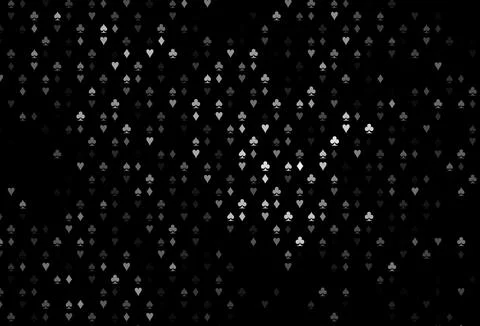 Dark Silver, Gray vector layout with elements of cards. Illustrazione stock