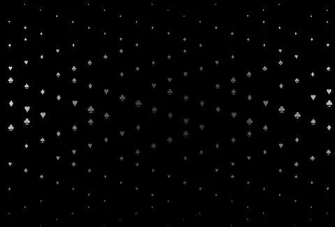 Dark Silver, Gray vector layout with elements of cards. Ilustración de archivo