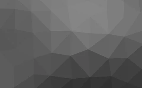 Dark Silver, Gray vector low poly cover. Stock-Illustration