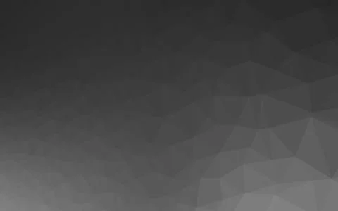 Dark Silver, Gray vector low poly cover. Illustration