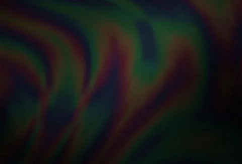 Dark Silver, Gray vector pattern with liquid shapes. Stock Illustration