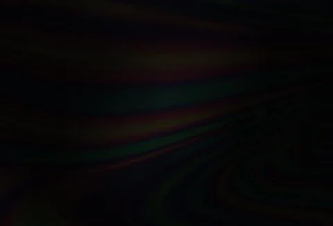 Dark Silver, Gray vector pattern with liquid shapes. Illustrazione stock