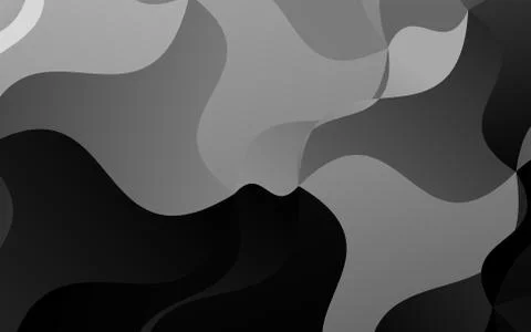 Dark Silver, Gray vector pattern with bubble shapes. 스톡 일러스트